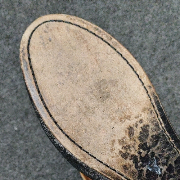 Frye Black/Metallic Leather Ballet Flats - Picture 9 of 13